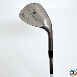 Tour Edge TGS Triple Grind Sole 304 Stainless 58º Lob Wedge RH Steel Shaft 35.5"